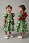 Handmade Christmas Snowmen dress