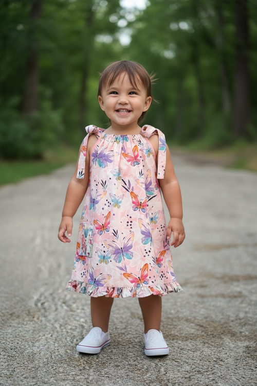 Butterfly Print Dress