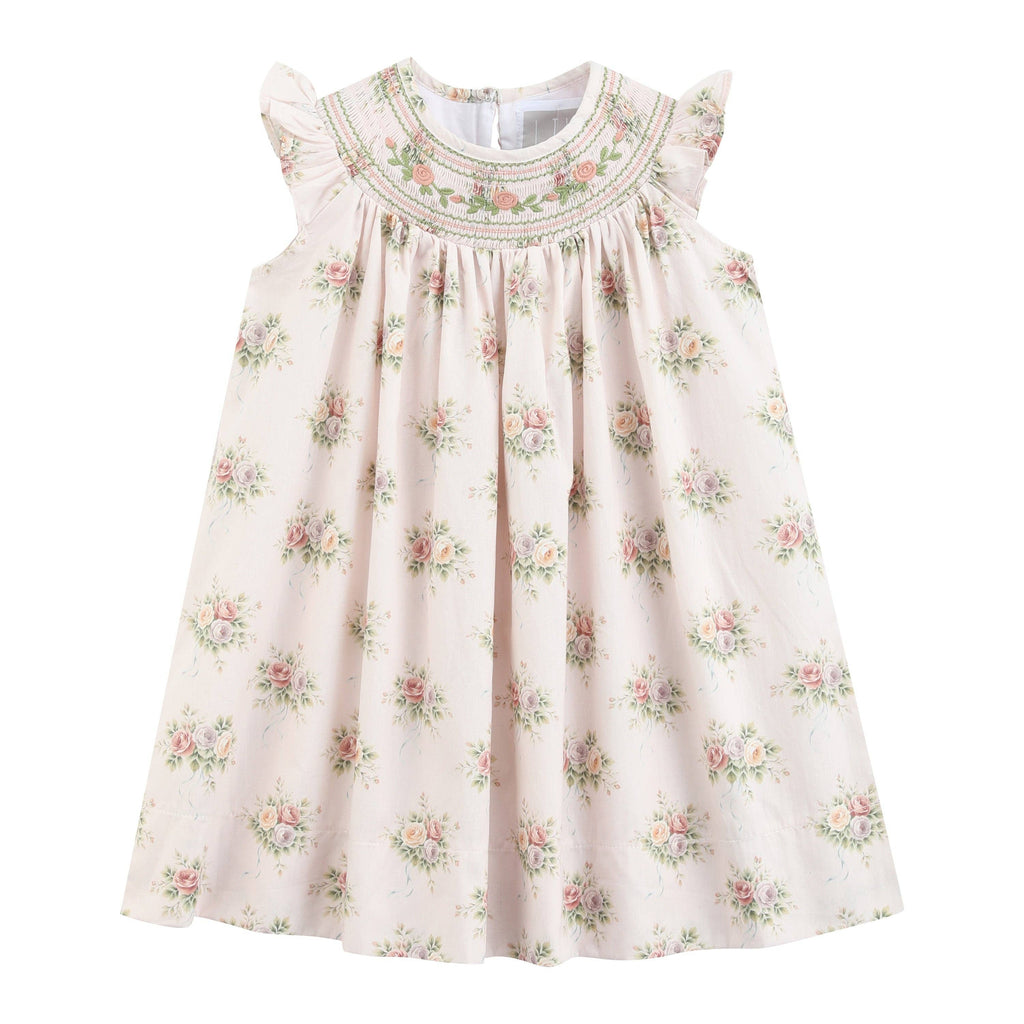 Heritage Custom Rose Smocked Bishop Dress